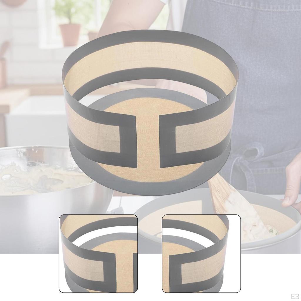 Silicone Baking Mat Liners Heat Resistant Prevent Cake from Sticking to Side Pan Protector