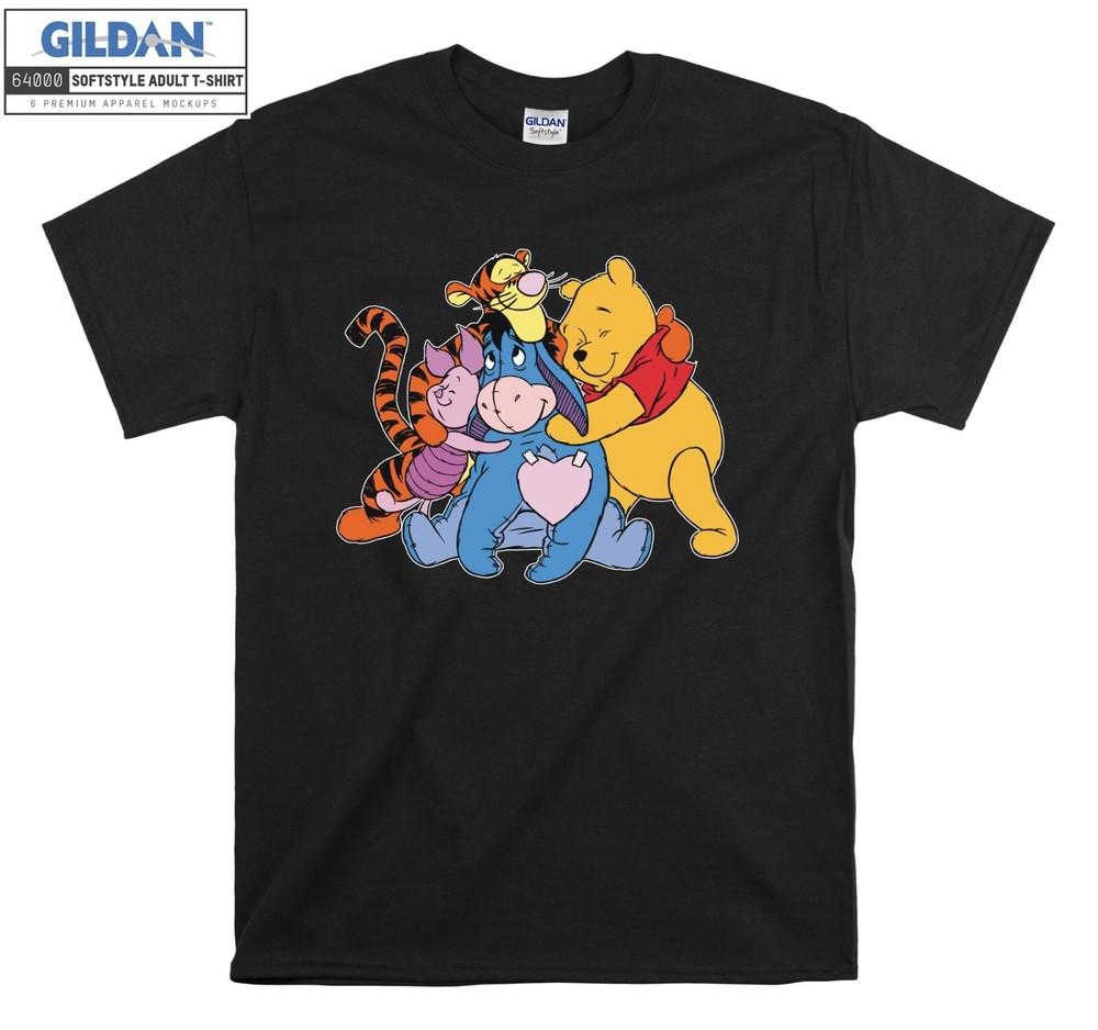 

Winnie The Pooh T-shirt All Characters T shirt Men Women Unisex Tshirt 4031 XL