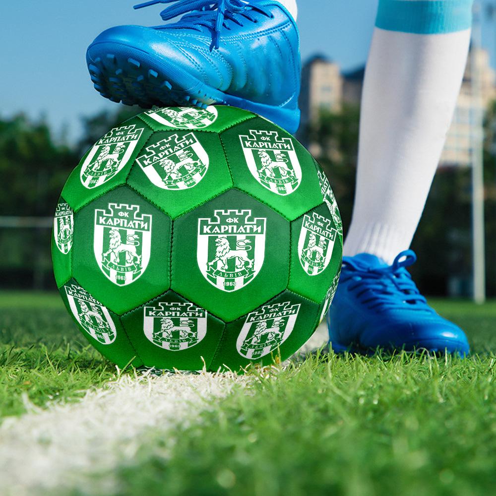 Karpaty Lviv Indoor Soccer Ball Size 5 Colorful All Ages Machine Stitched PVC Competition Ready Durable High-Bounce