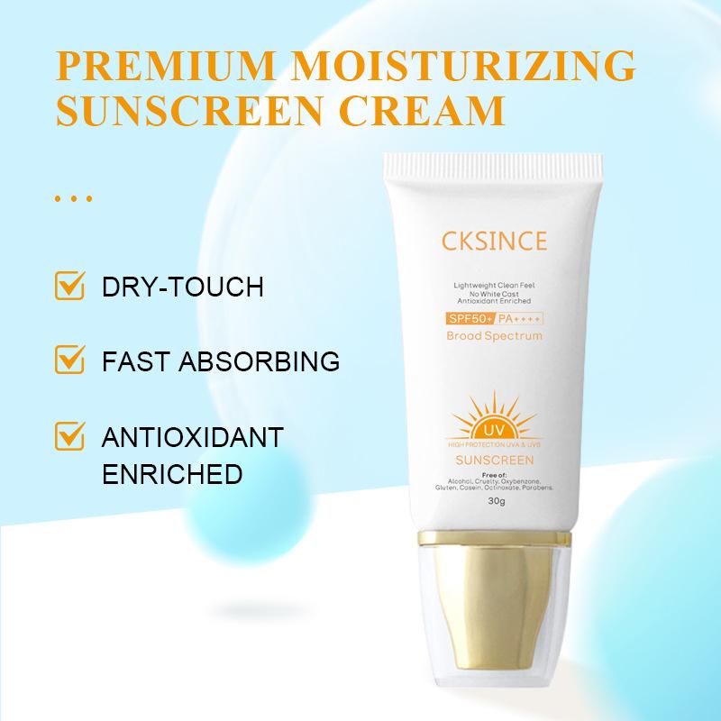 Sunscreen SPF50+ PA++++ 30g Water Resistant Sunblock Lotion High Protection Anti-UVA/UVB Lightweight