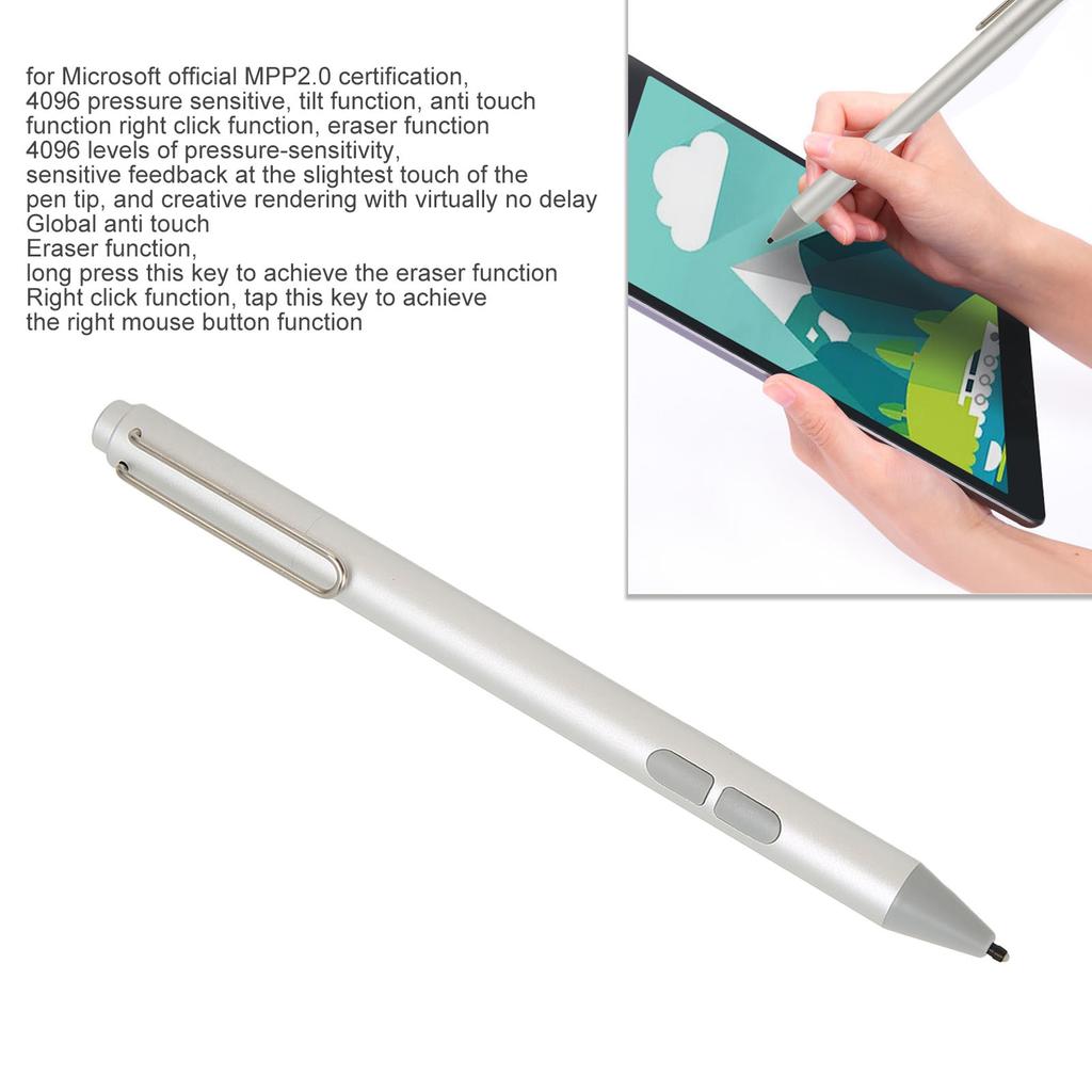Active   4096   Pressure Sensitive Tilt Function Capacitive   Pen for