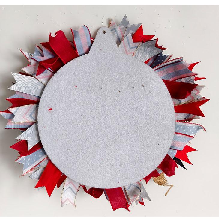 Coroană de Ziua Independenței casă patriotică stea cu cinci colțuri agățătoare de ușă din lemn atmosferă festivă inel decorativ din ratan agățătoare de perete.