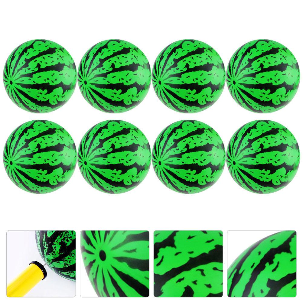 8pcs Watermelon Beach Balls, 6 Inch Toys for Summer Swimming Pool Watermelon Party