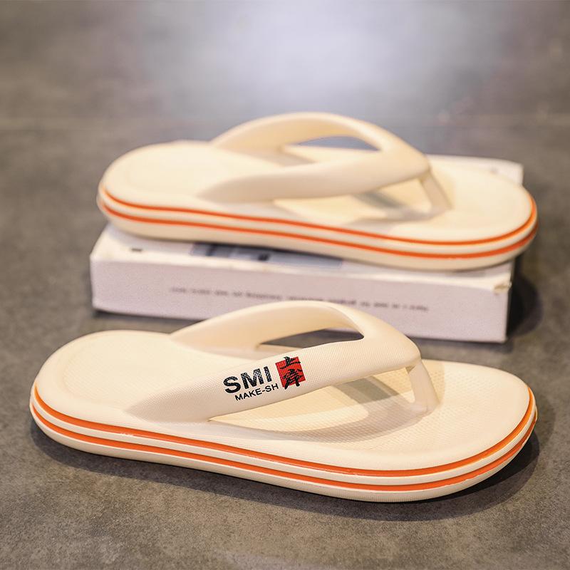 Fashion Men's Cushioned Flip-Flops Breathable Thong Sandals with Soft Sole for Home/Summer Non-Slip Indoor/Outdoor Casual Slippers