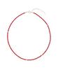 Findelise 925 Mini Silver Ball Coral Necklace