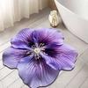 Blumenförmige Diatomeenerde-Fußmatte Schnelltrocknend Wasserabsorbierend Rutschfest Badezimmer Hochwertig Rutschfest Badezimmer Leicht zu pflegen Fußmatte