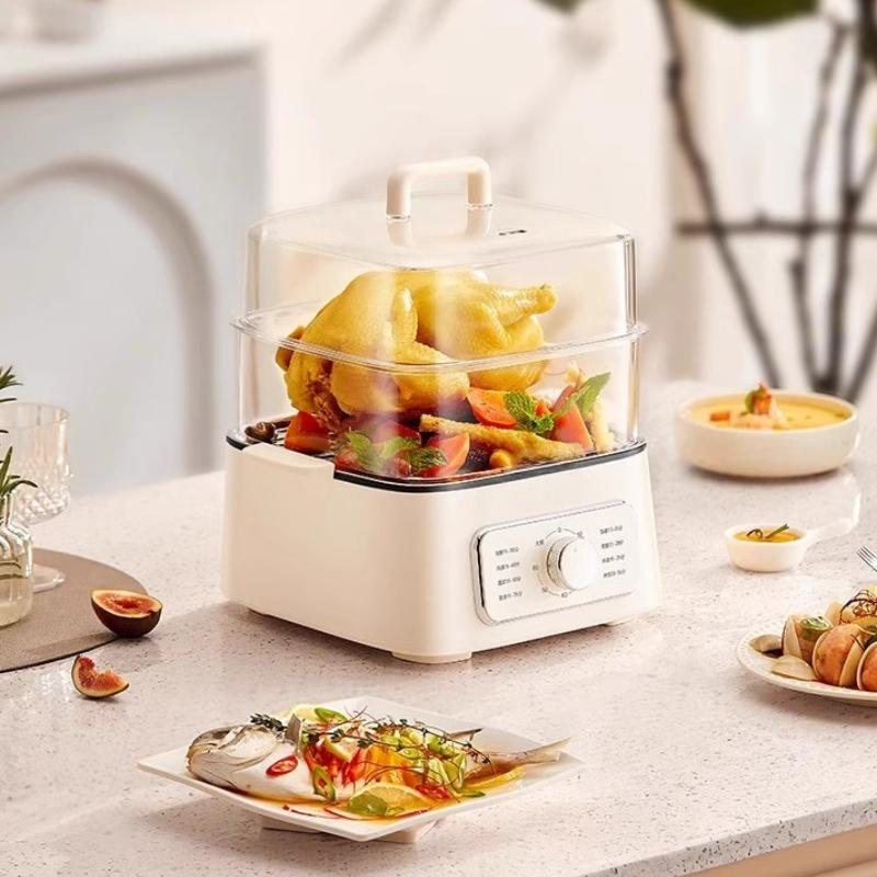 220V Electric Steaming Pot Steaming And Stewing Integrated Home Breakfast Machine Multi Functional Hot Pot