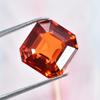 Certified Orange Sapphire 18 Ct Natural Square Cut Rare Ring Size Loose Gemstone