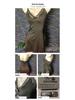 Plus Size Stretchy High Slit Deep V Strappy Nightgown Lingerie for Women
