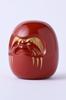 Gingado Red Daruma Figurine by Engaku Takaoka Copperware Daishi, (Daruma RE)