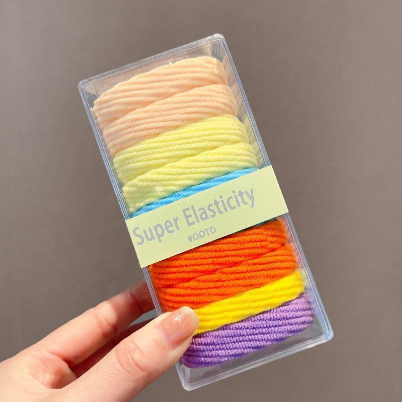 Korean Elastic Durable Seamless Hair Band Set for Women