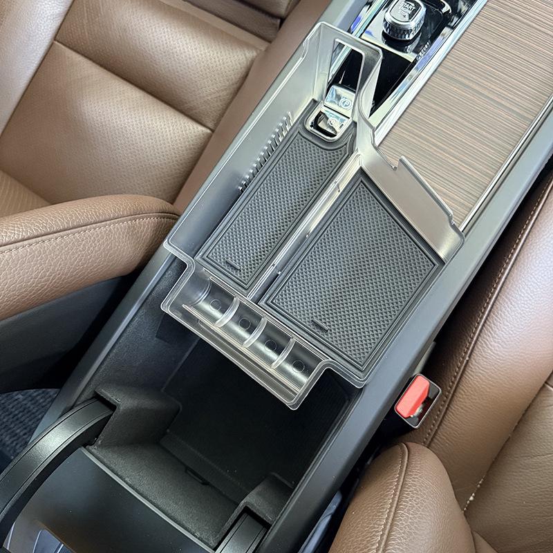 Kompatibel förvaringslåda för Volvo XC60, S90, XC90, S60, V90 mittkonsol armstöd