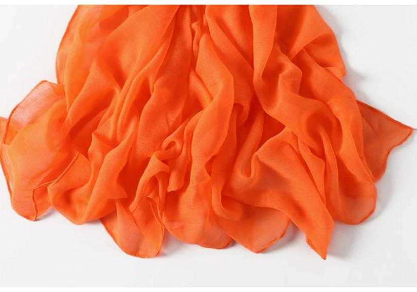Women's Lightweight Soft Large Scarf: All-Season Classic Breathable Shawl, Long Headscarf, Silk Hijab