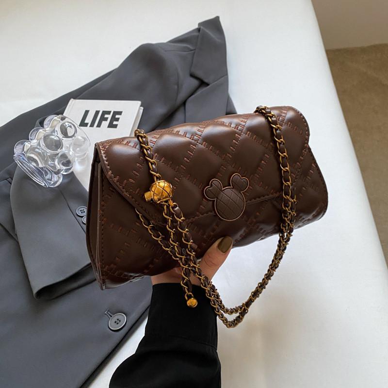 Fashionable Women's Designer Shoulder Bag 2023 New Winter French Small Crossbody Bag