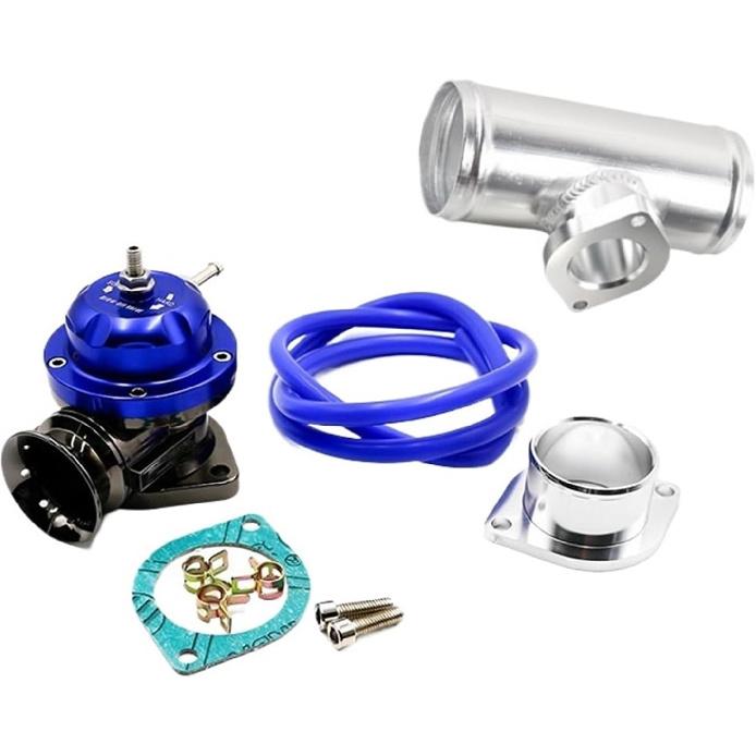 Type-RS Turbo Blow Off Valve Adjustable 25psi BOV With 63mm Flange Pipe Fit For GD-RS FV RZ Blow Off Valve Adapter(Style1)