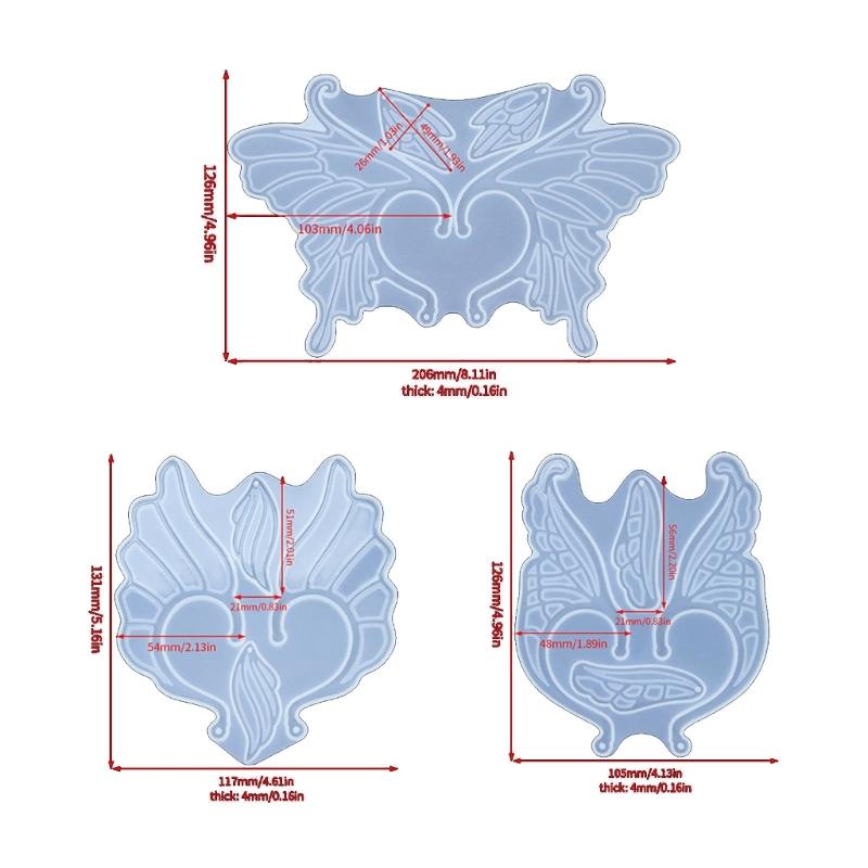 Elfen-Ohrclips, Epoxidharz-Silikonform, Feenflügel, kein Piercing, Ohrringe, Ohrmanschettenabdeckungen, Kristallharzformen, Schmuckwerkzeug