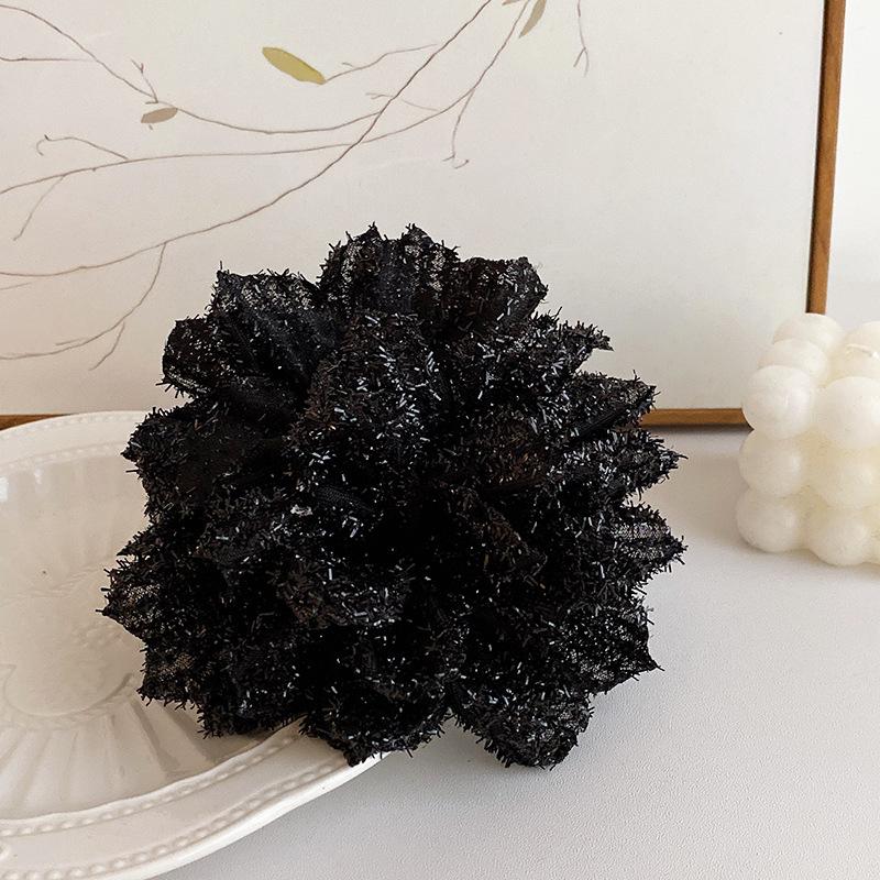 Eleganter Großer Blume Krallenclip Koreanische Mode Funkelnder Hai Haarclip Haarspangen Mädchen Haarklammer Party Kopfschmuck Damen Haaraccessoires