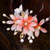 Flower Hanfu Hairpin Pearl Chinese Style Hair Stick Retro   Cheongsam Accessories