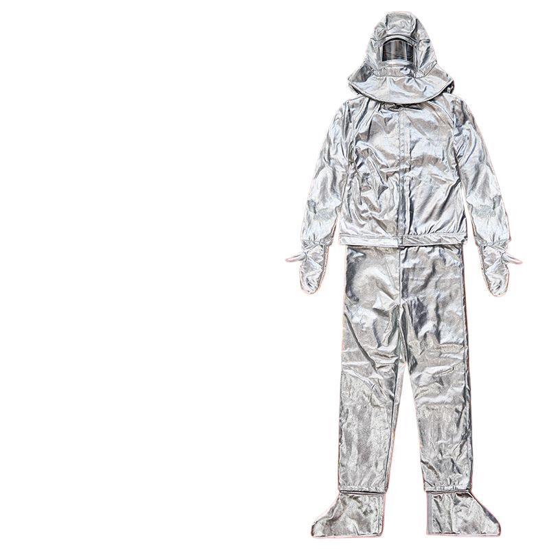 High-Temperature Aluminum Foil Heat-Resistant Suit 500-1000°C - Thickened, Split, Full-Body Protective Gear for Men and Women