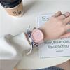 Creative Fashionable Macaron Color Square Watch Multicolored PU Watchband Quartz Watch Women Casual Watch