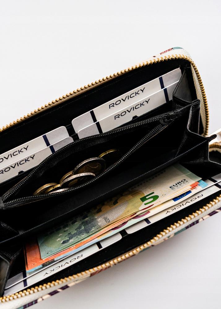 Portfel-piórnik Damski Ze Skóry Ekologicznej