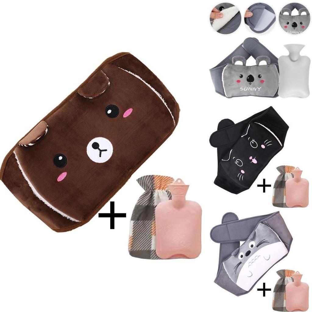 Warm Water Bottle With Plush Waist Cover Safe And Durable
