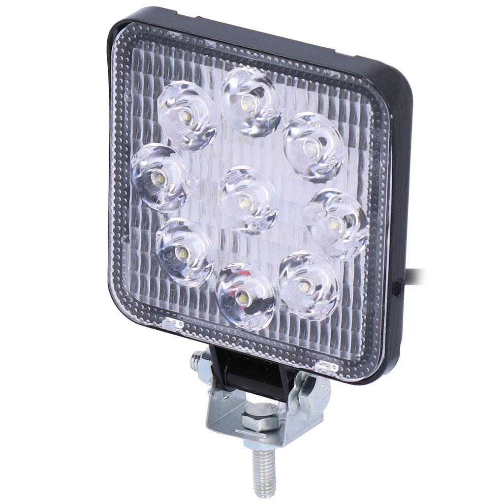 Auto-Arbeitslampe 9LEDs Scheinwerfer 27W Quadrat IP67 Aluminiumlegierung PC für Automobil-Motorrad OffRoad