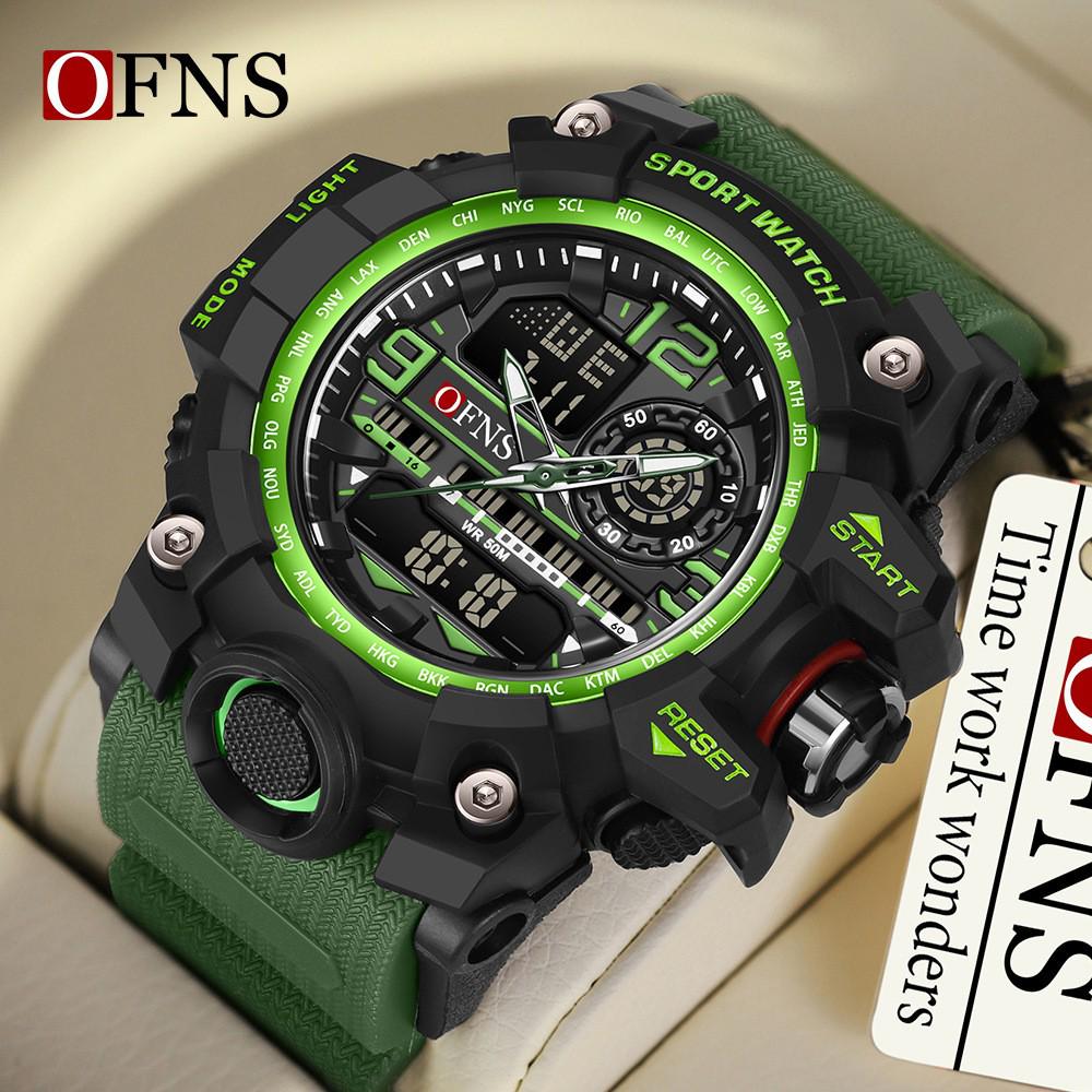 Sanda Dual Display Multifunctional Fashion Watch for Students