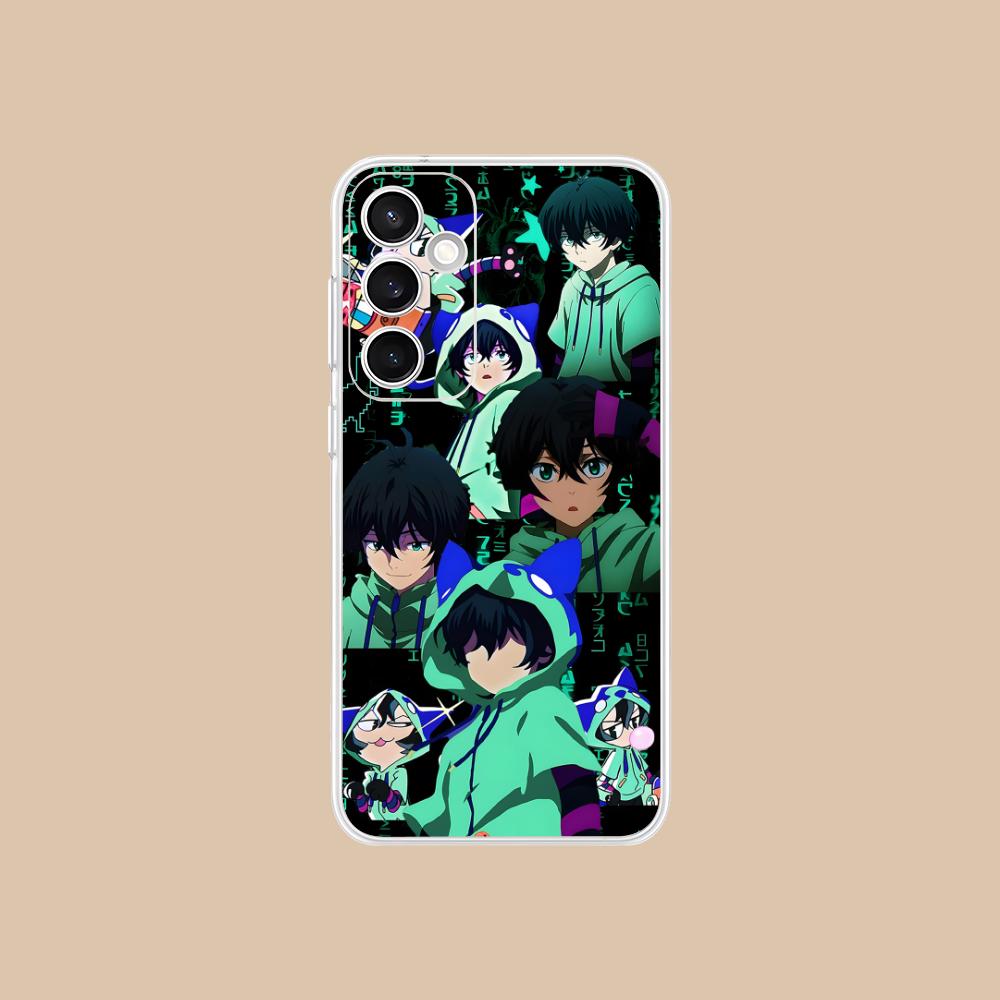

SK8 Infinity Miya Chinen Phone Case for Samsung Galaxy S25 S24 S23 S22 S21Plus FE Ultra Soft TPU Clear Shockproof Cover Galaxy S24 Ultra