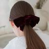 velvet ribbon scrunchie (4colors)
