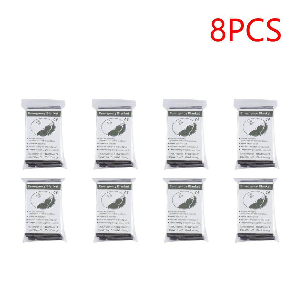 

130x210cm Foil Mylar Thermal Blanket Keeps You Warm Emergency Thermal Blanket Retain Body Heat Silver Foil Blanket for First Aid