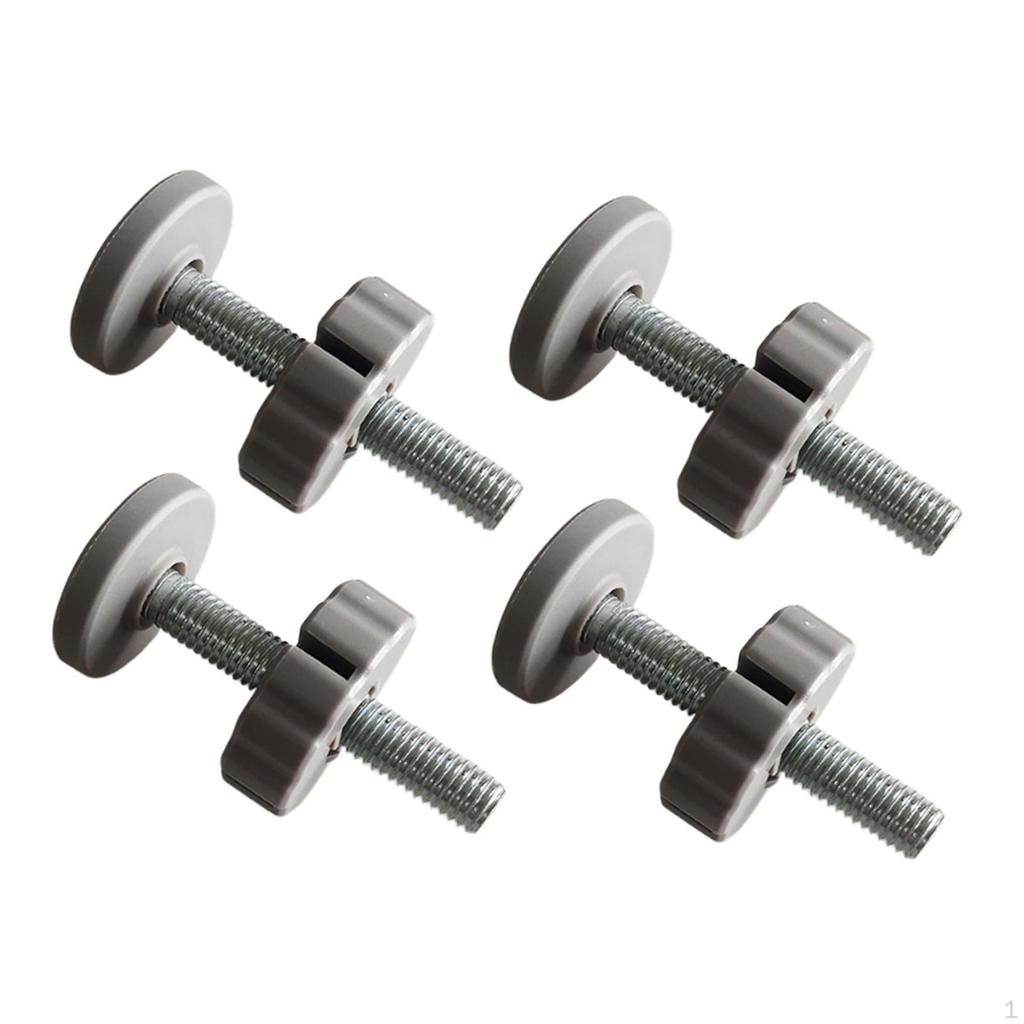 4 Pack Gate Threaded Rods Easy Install Hardware for