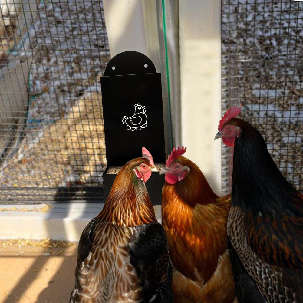 Hanging Chicken Feeder Precision Nutrition Poultry Gravity Feeder Wide Mouth Automatic Chicken Feeder Chicken Coop Accessories