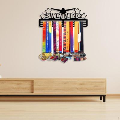 Cheer Holder Medal Hanger Sturdy Iron Award Tape Organizer of The Deportivo Share