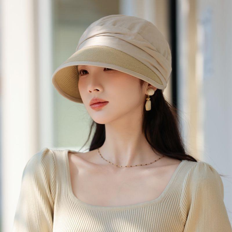 Women'S Quick-Dry Sun Hat with Large Brim for UV Protection - Fashionable Fisherman Cap,for Spring/Summer Outdoor Activities