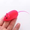 Squeaky Cat Toys Realistic Mouse Shape Interactive Chew Toy with Gnawing Sound Cat Play Teething Toys for Indoor Cats Energy Relief and Fun