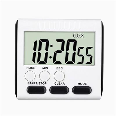 Black Magnetic Kitchen Count Up Down Digital LCD Timer for Cooking Studying