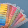 200 Sheets Creative Transparent PET Memo Pad Posted It Sticky Notes Planner Sticker Notepad School Supplies Students Stationery
