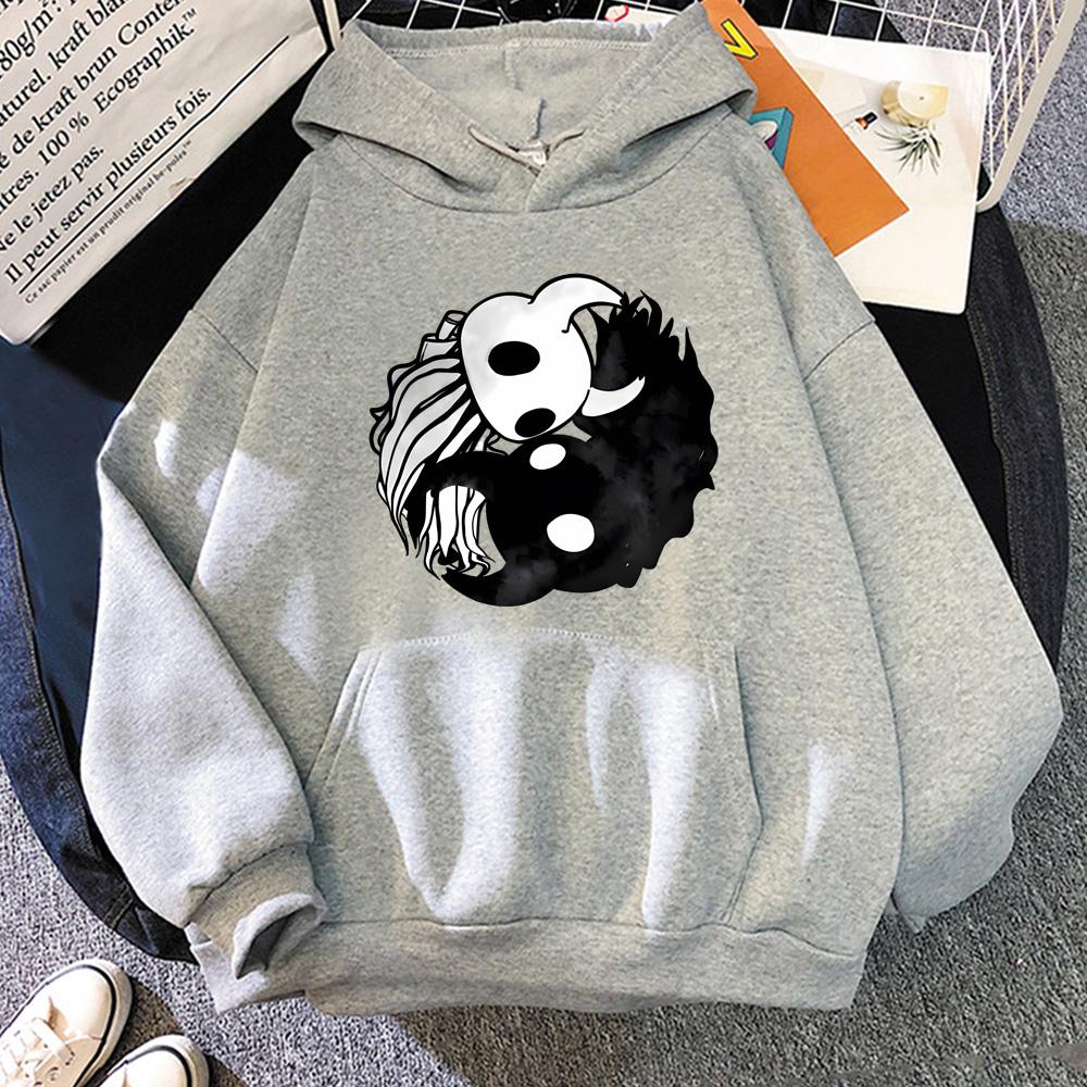 Hollow Knight Hot Game Character Print Hoodies High Street High Quality Sweatshirt Autumn Casual Pullovers Anime Clothes