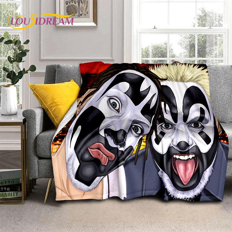 Rap Metal Insane Clown Posse Icp Juggalo Soft Flannel Blanket for Bed Bedroom Sofa Picnic,Throw Blanket for Cover Outdoors Gifts
