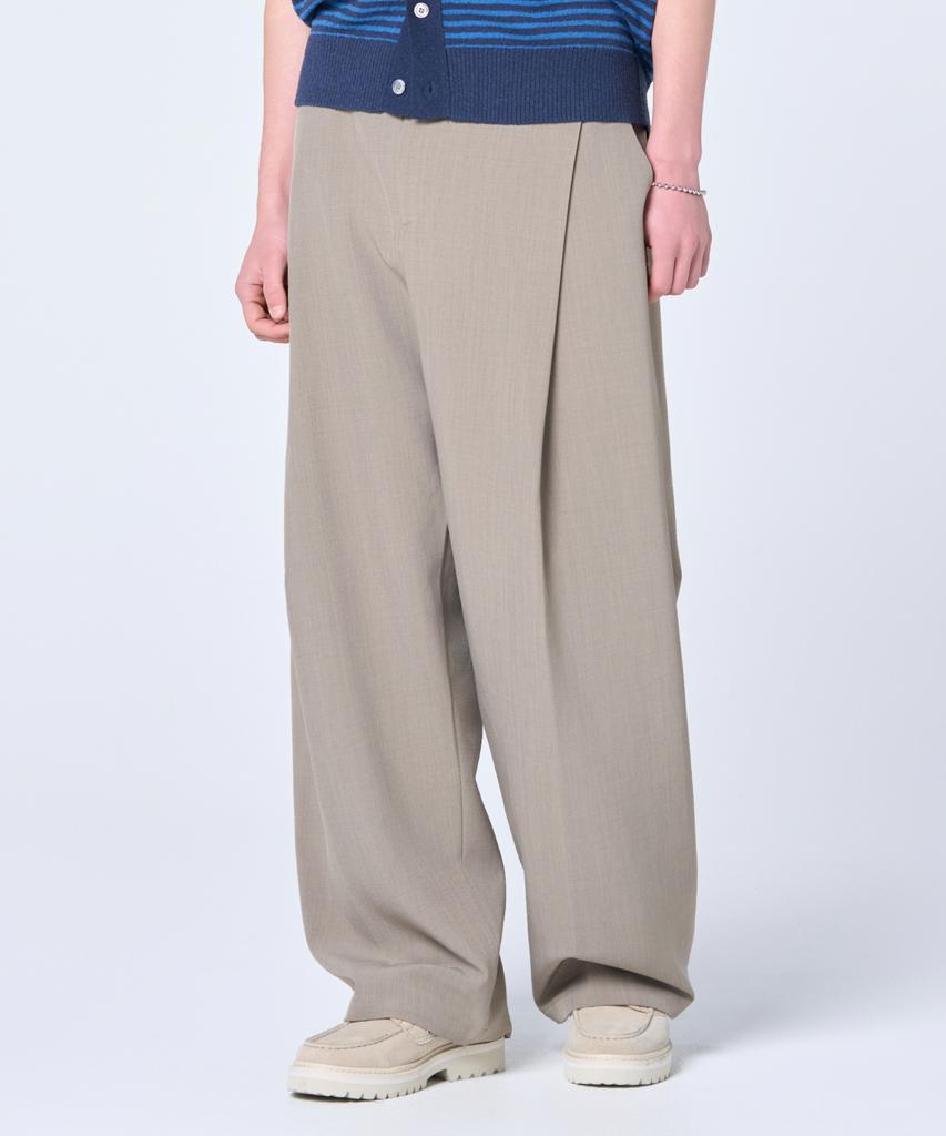 HYOJI Ss Curved Wide Slacks (5 Colors)