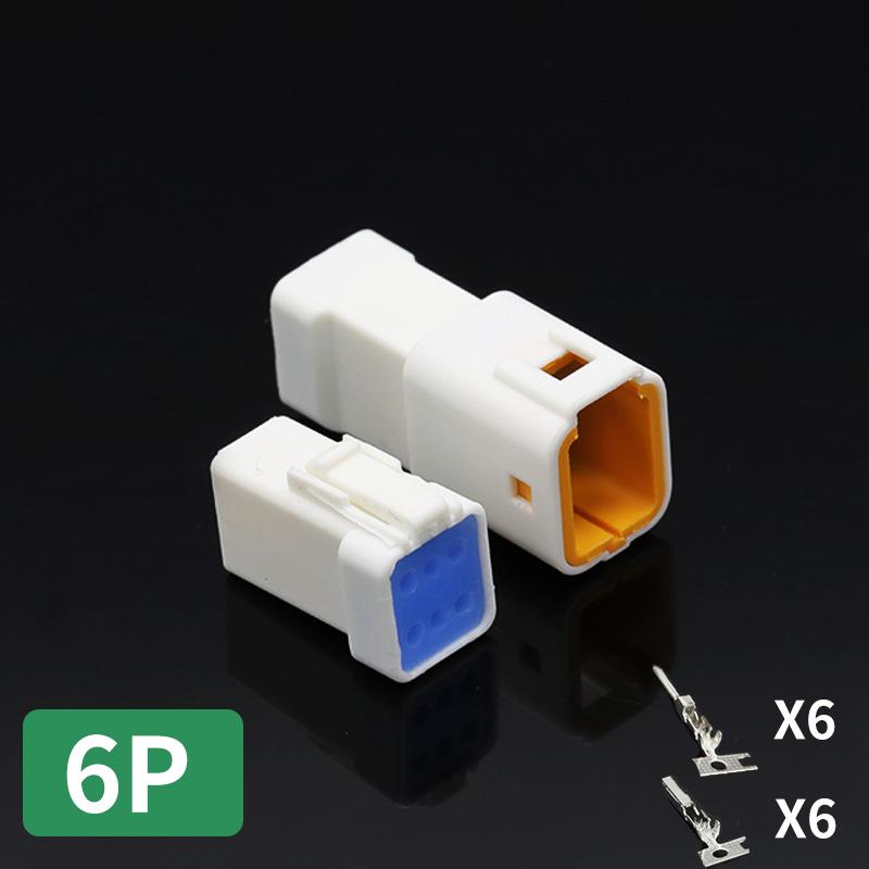5/10/100 Sets Automotive Connectors JST02R-JWPF-VSLE 2/3/4/6/8 Pin Waterproof Connectors Male and Female Butt Plugs