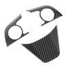 3 Pcs Steering Wheel Panel Trim Carbon Fiber Style Steering Wheel Decorative Decals for Camry XV70