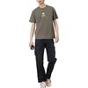 SS25 Letter Round Neck Casual Pullover Short Sleeve T-Shirt Unisex T-Shirt Olive-Brown VN000M3K9JC