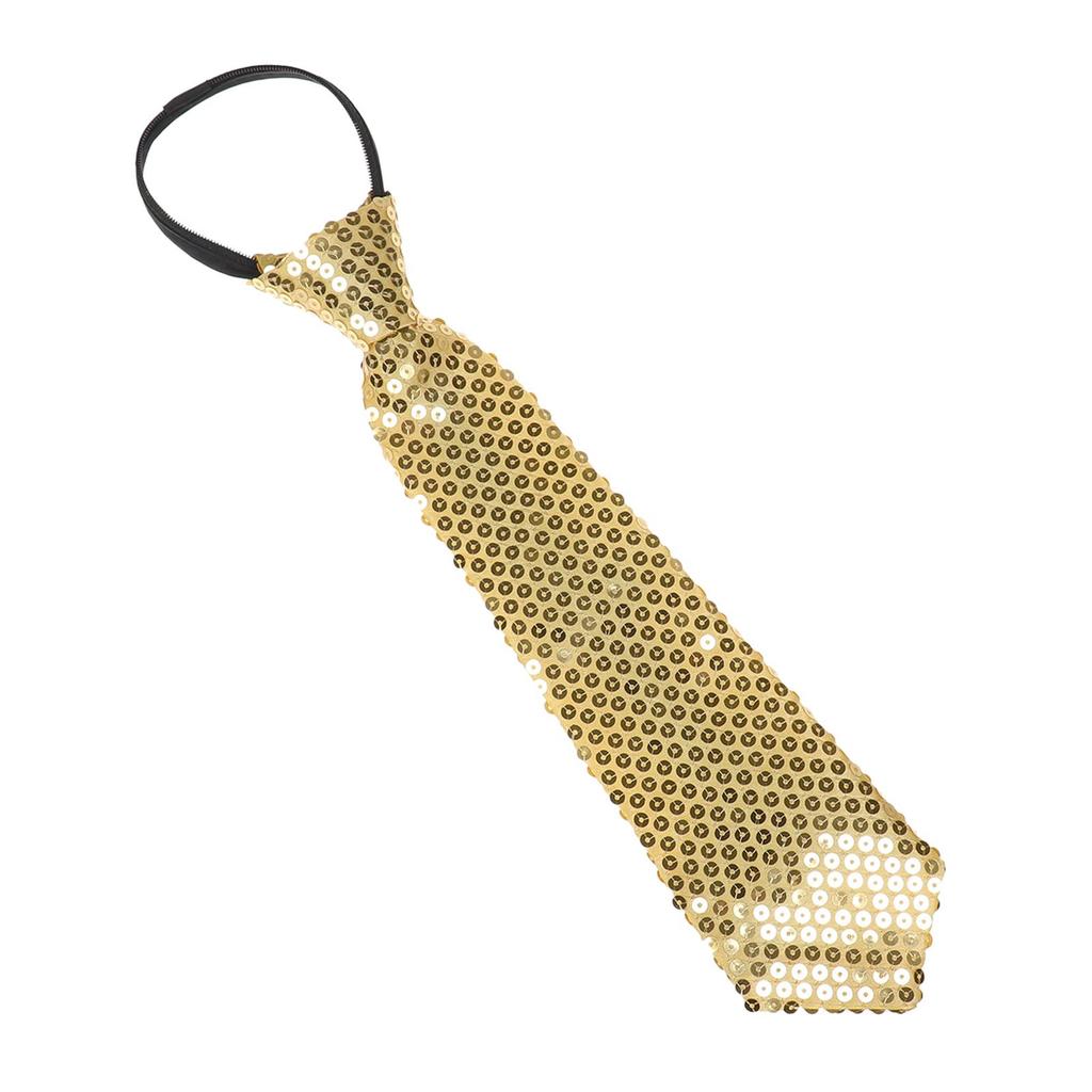 Cravatta Unisex Pre-annodata con Paillettes Cravatta Scintillante Glitter per Costume da Festa