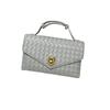 High-end Light Luxury Handbag Authentic Leather Hand-woven Bag 2025 Fashionable Cowhide Square