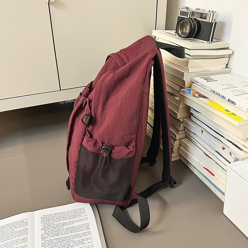 Water-Repellent Nylon Backpack Women's Lightweight Large Capacity Travel Backpack Men's Computer Backpack