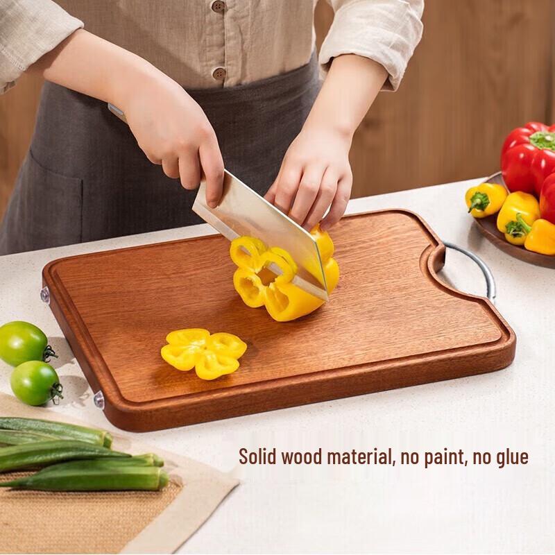 SUPOR Ebony Wood Solid Thickened Cutting Board