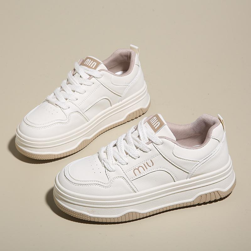 

Fashion platform white shoes color matching panda shoes 2025 autumn new student leisure sports board shoes women s shoes 40 белый