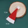 Mini Lollipop Christmas Hat Cutlery Set Cover - Non-woven Xmas Decoration